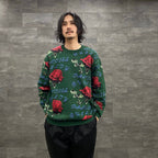 JACQUARD SWEATER #GREEN [22FWE-WMK-KN01]