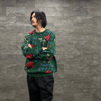 JACQUARD SWEATER #GREEN [22FWE-WMK-KN01]