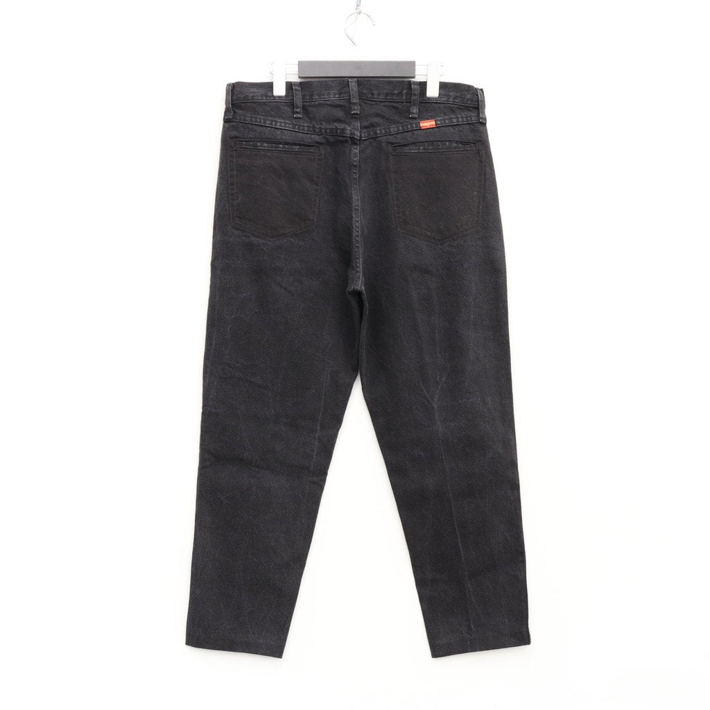 CREASE DENIM PANTS #BLACK [RP0323304]