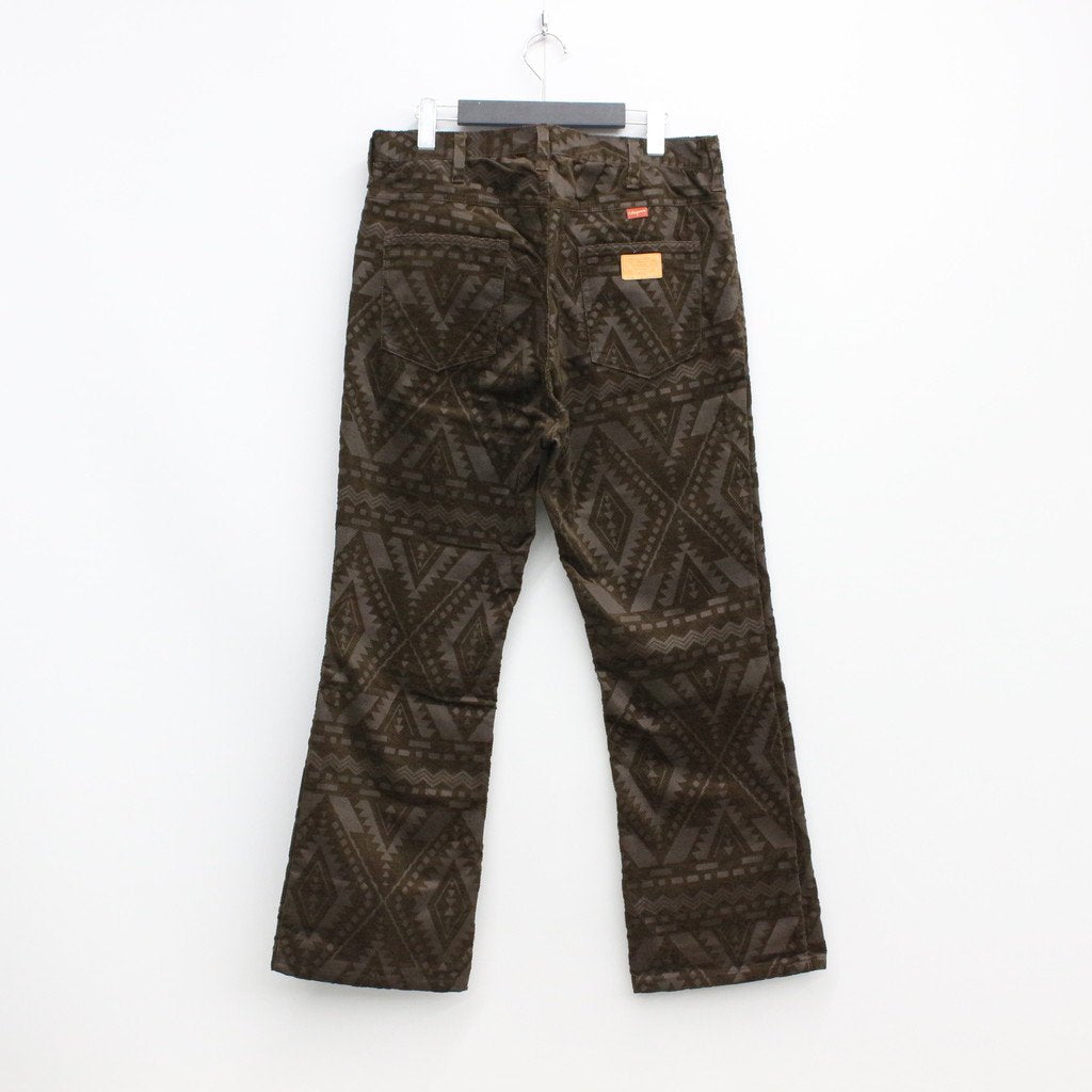 Nasngwam. | ナスングワム SOUTH FLARE PANTS #NATIVE BROWN [P0413304]