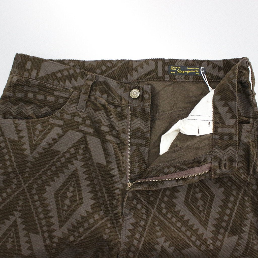 SOUTH FLARE PANTS #NATIVE BROWN [P0413304]