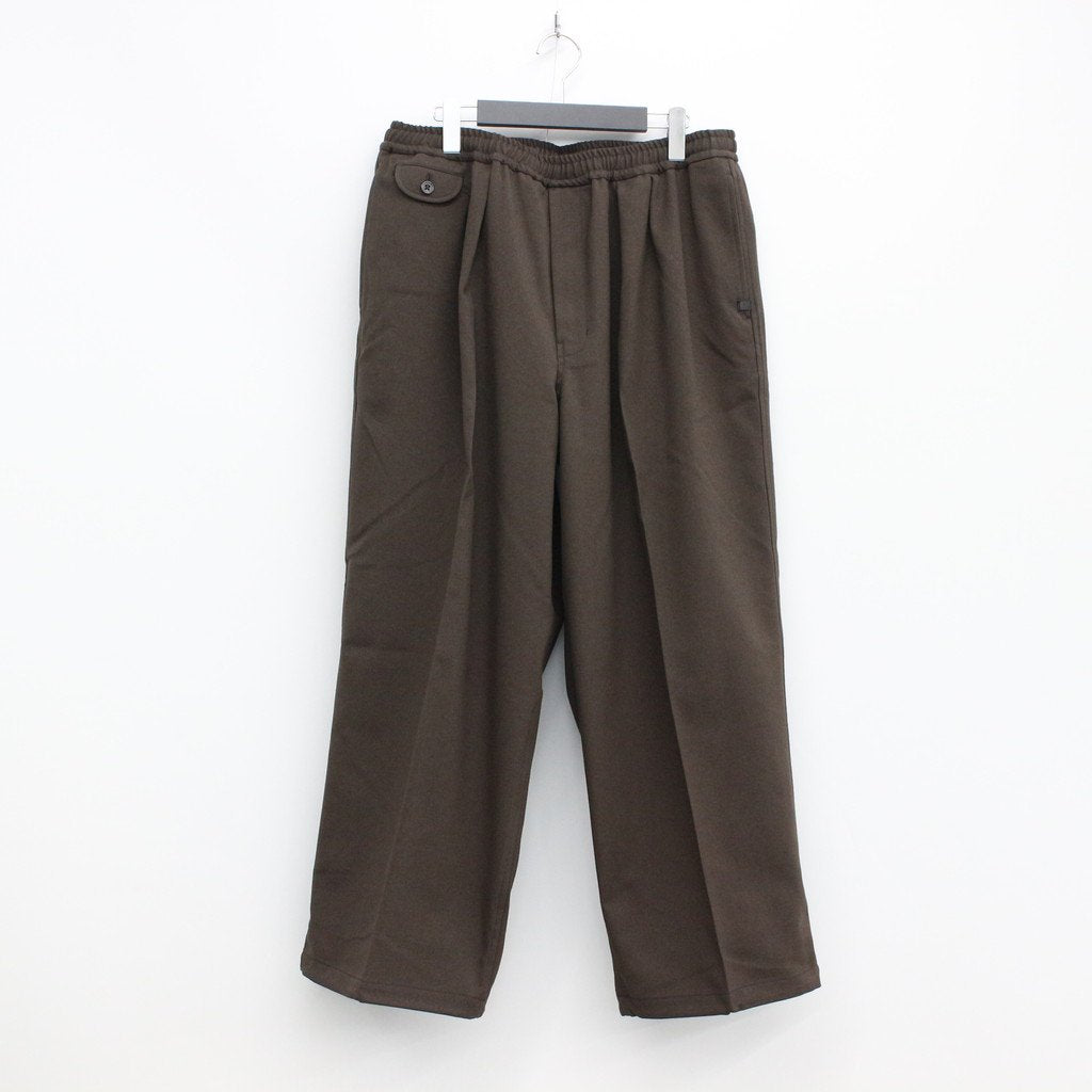TECH WIDE EASY 2P TROUSERS FLANNEL #BROWN [BP-34022W]