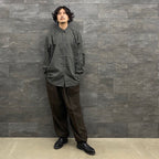 TECH WIDE EASY 2P TROUSERS FLANNEL #BROWN [BP-34022W]