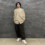 TECH WIDE EASY 2P TROUSERS FLANNEL #BROWN [BP-34022W]