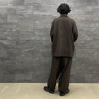 TECH WIDE EASY 2P TROUSERS FLANNEL #BROWN [BP-34022W]