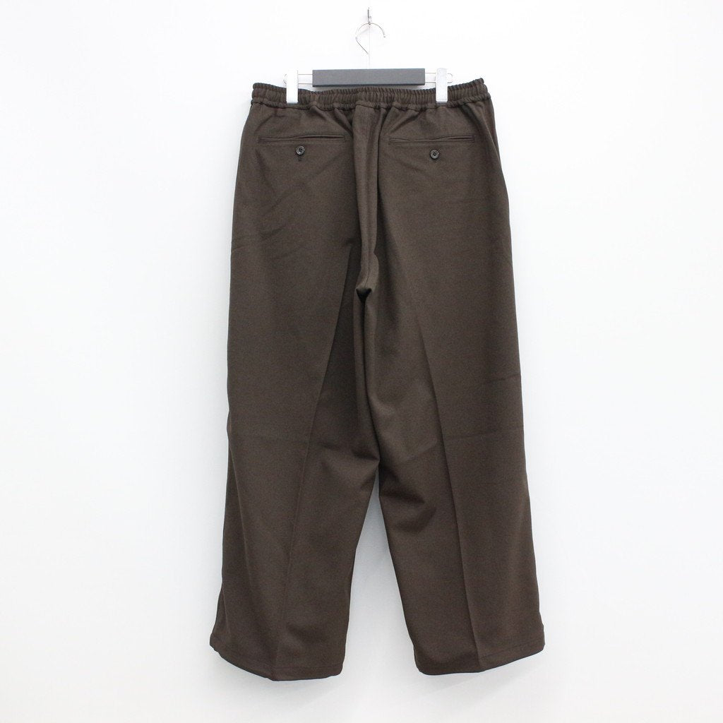 TECH WIDE EASY 2P TROUSERS FLANNEL #BROWN [BP-34022W]