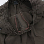 TECH WIDE EASY 2P TROUSERS FLANNEL #BROWN [BP-34022W]