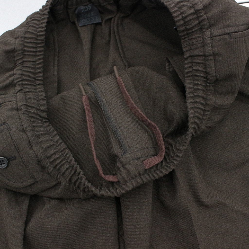 TECH WIDE EASY 2P TROUSERS FLANNEL #BROWN [BP-34022W]