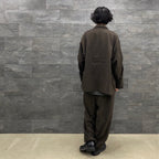 TECH WIDE EASY 2P TROUSERS FLANNEL #BROWN [BP-34022W]