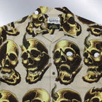 56 TATTOO STUDIO | HAWAIIAN SHIRT S/S -TYPE 2- #BEIGE [56TS-WM-HI12]