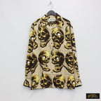 56 TATTOO STUDIO | HAWAIIAN SHIRT L/S -TYPE 2- #BEIGE [56TS-WM-HI13]
