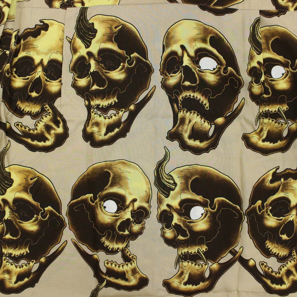 56 TATTOO STUDIO | HAWAIIAN SHIRT L/S -TYPE 2- #BEIGE [56TS-WM-HI13]