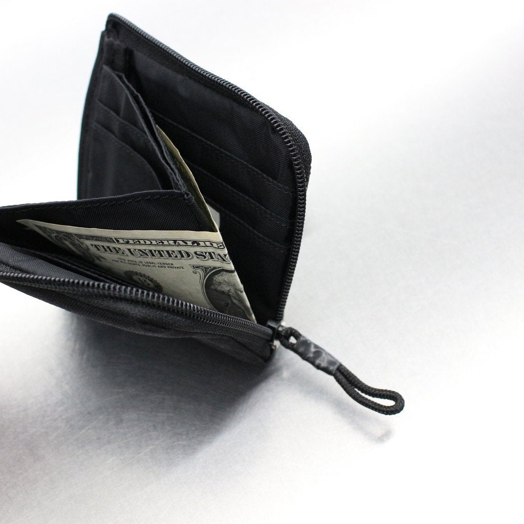 SPEAK EASY | L ZIP WALLET #BLACK [22SU-A03]