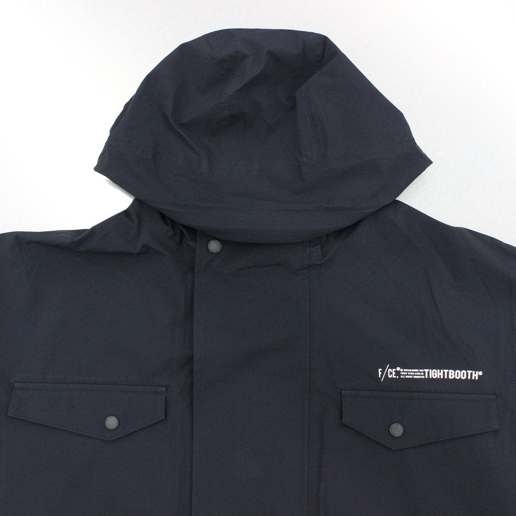 TIGHTBOOTH PRODUCTION | タイトブースプロダクション F/CE. | RAIN COAT #BLACK  [FW22-TBFCE01] – cocorozashi