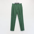 PLEATED TROUSERS #GREEN [22FWE-WMP-TR01]