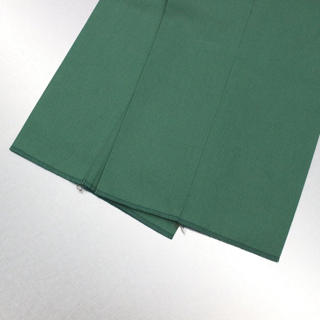 PLEATED TROUSERS #GREEN [22FWE-WMP-TR01]