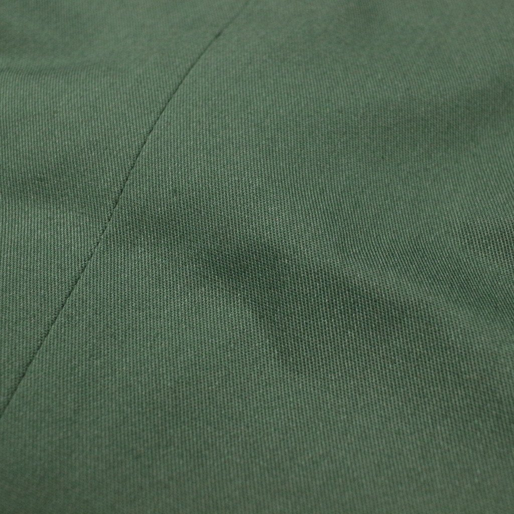 PLEATED TROUSERS #GREEN [22FWE-WMP-TR01]