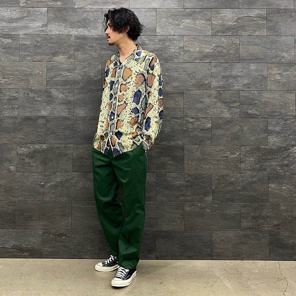 PLEATED TROUSERS #GREEN [22FWE-WMP-TR01]