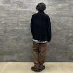 PLEATED TROUSERS #D-BROWN [22FWE-WMP-TR01]