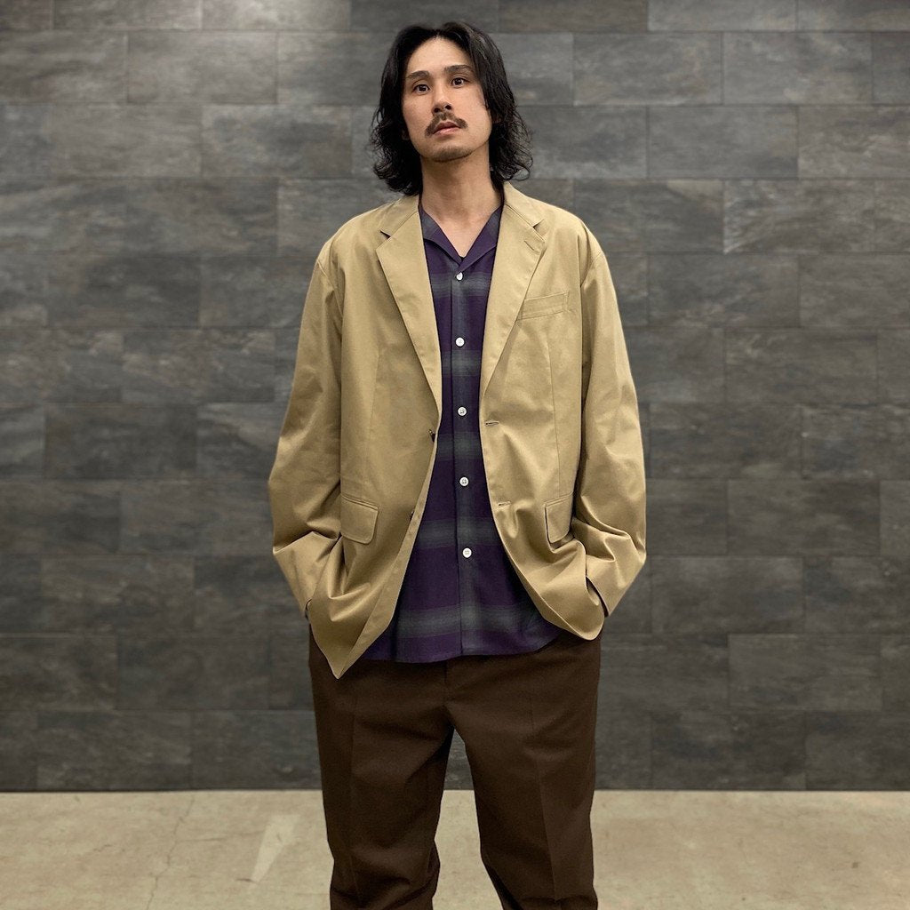 UNCONSTRUCTED JACKET #BEIGE [22FWE-WMO-JK01]