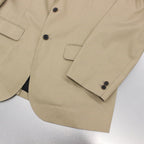 UNCONSTRUCTED JACKET #BEIGE [22FWE-WMO-JK01]