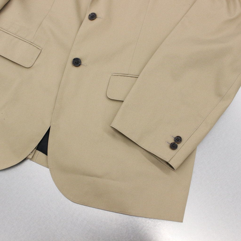 UNCONSTRUCTED JACKET #BEIGE [22FWE-WMO-JK01]
