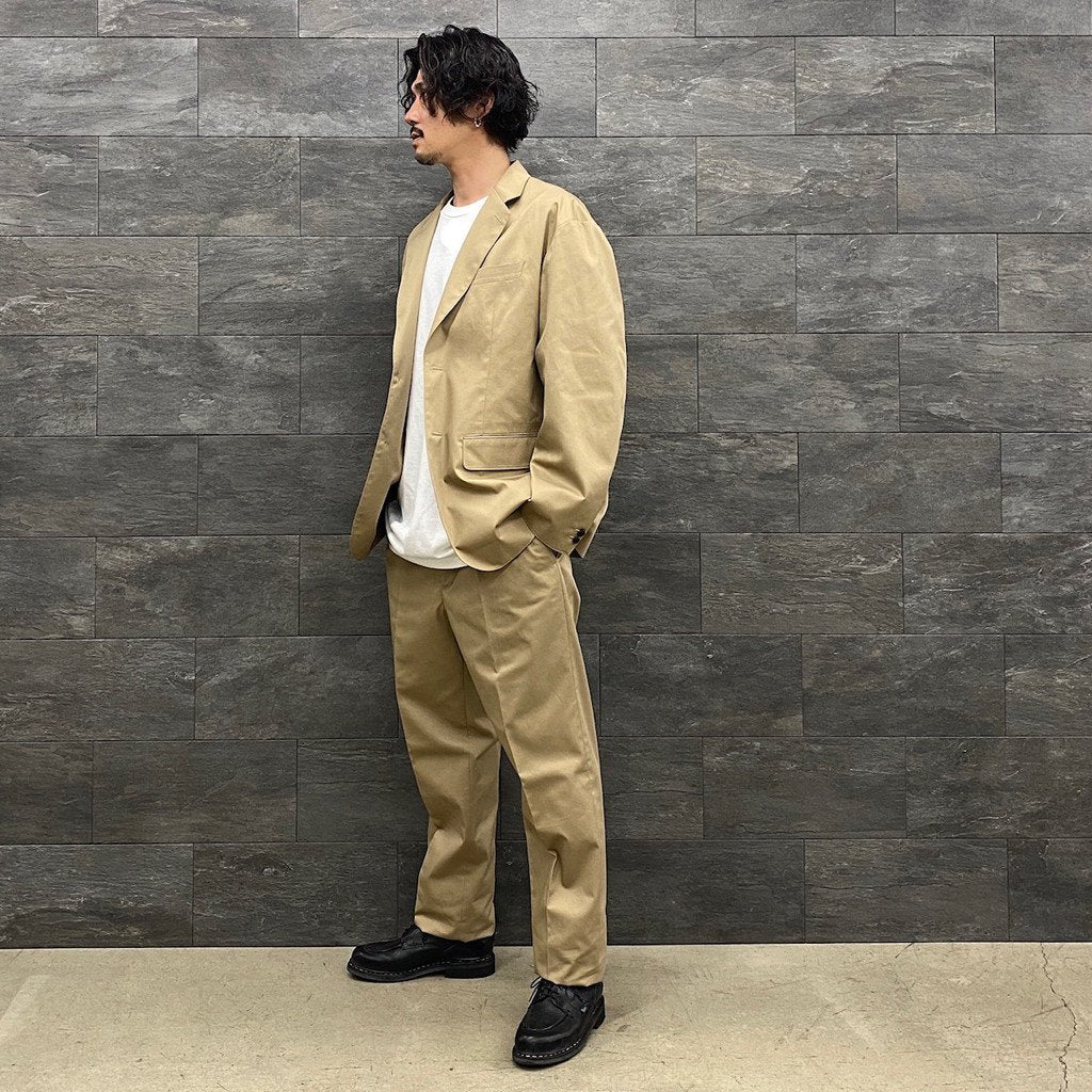 WACKO MARIA | WACKO MARIA UNCONSTRUCTED JACKET #BEIGE [22FWE-WMO
