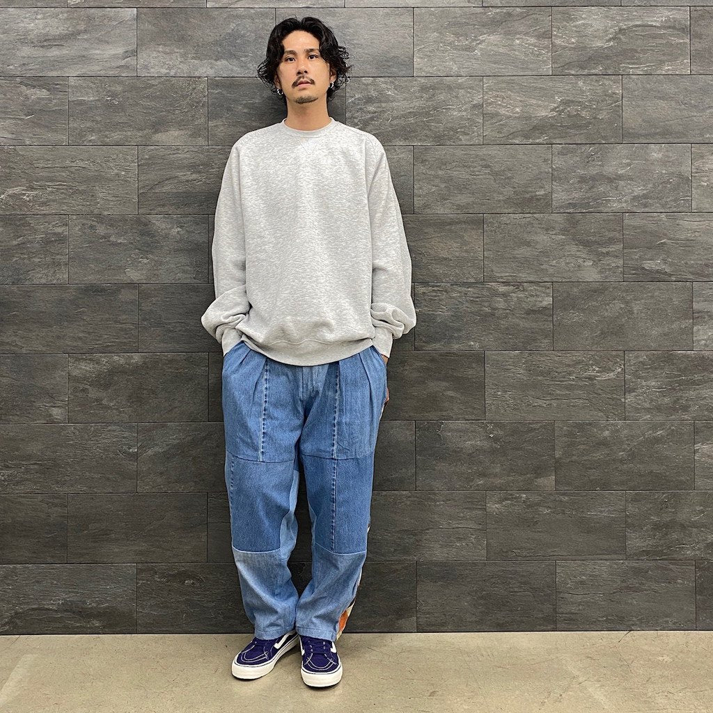 野蠻人線條長褲#DENIM [RP0408302]