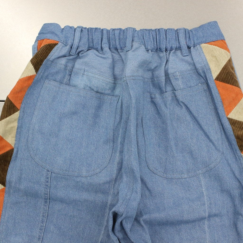 野蠻人線條長褲#DENIM [RP0408302]