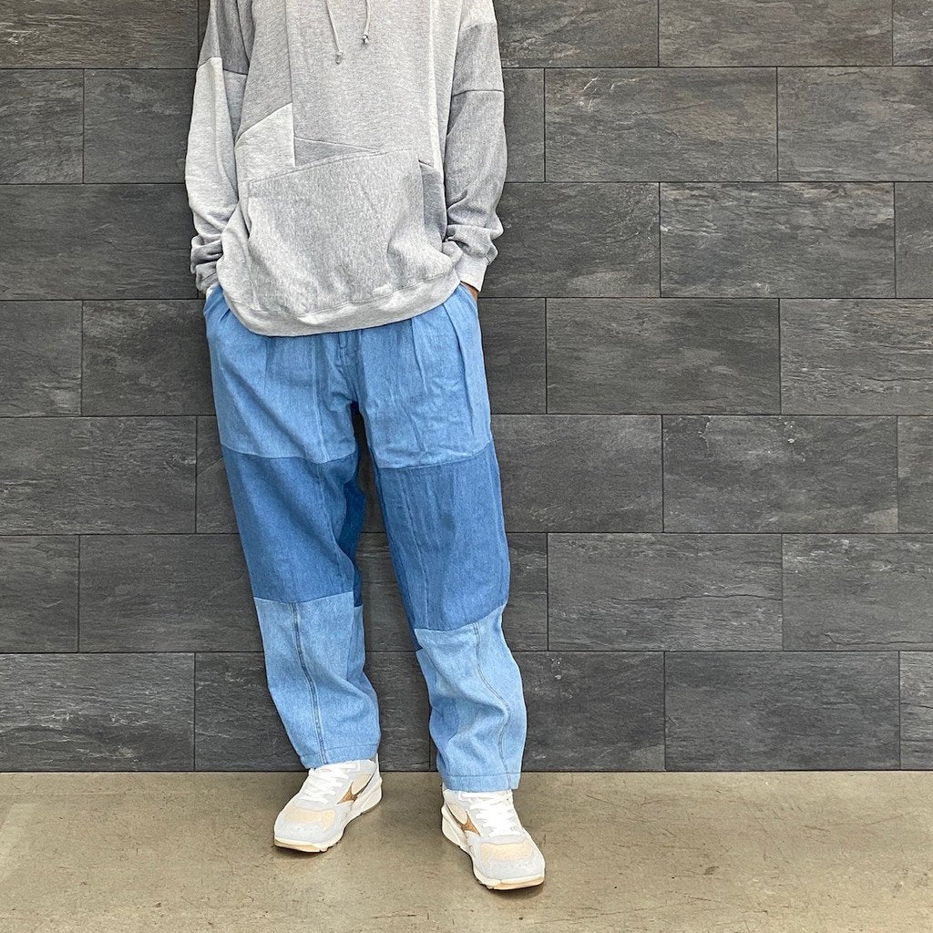 野蠻人線條長褲#DENIM [RP0408302]