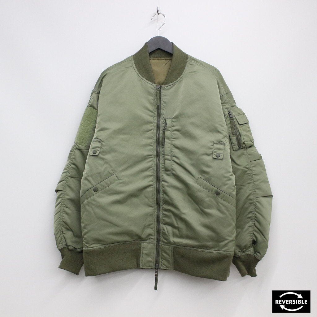 TECH REVERSIBLE MA-1 #SAGE [BW-27022W]