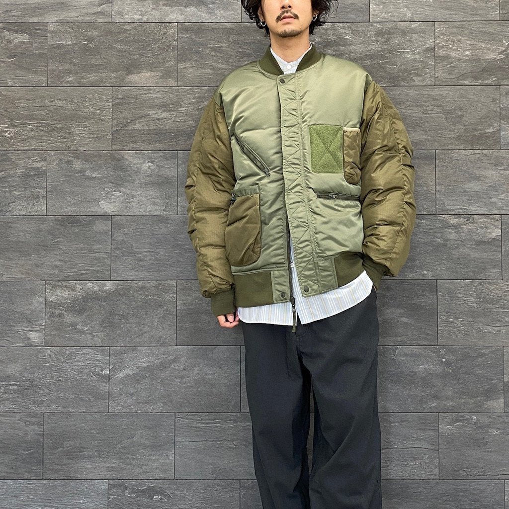 TECH REVERSIBLE MA-1 #SAGE [BW-27022W]