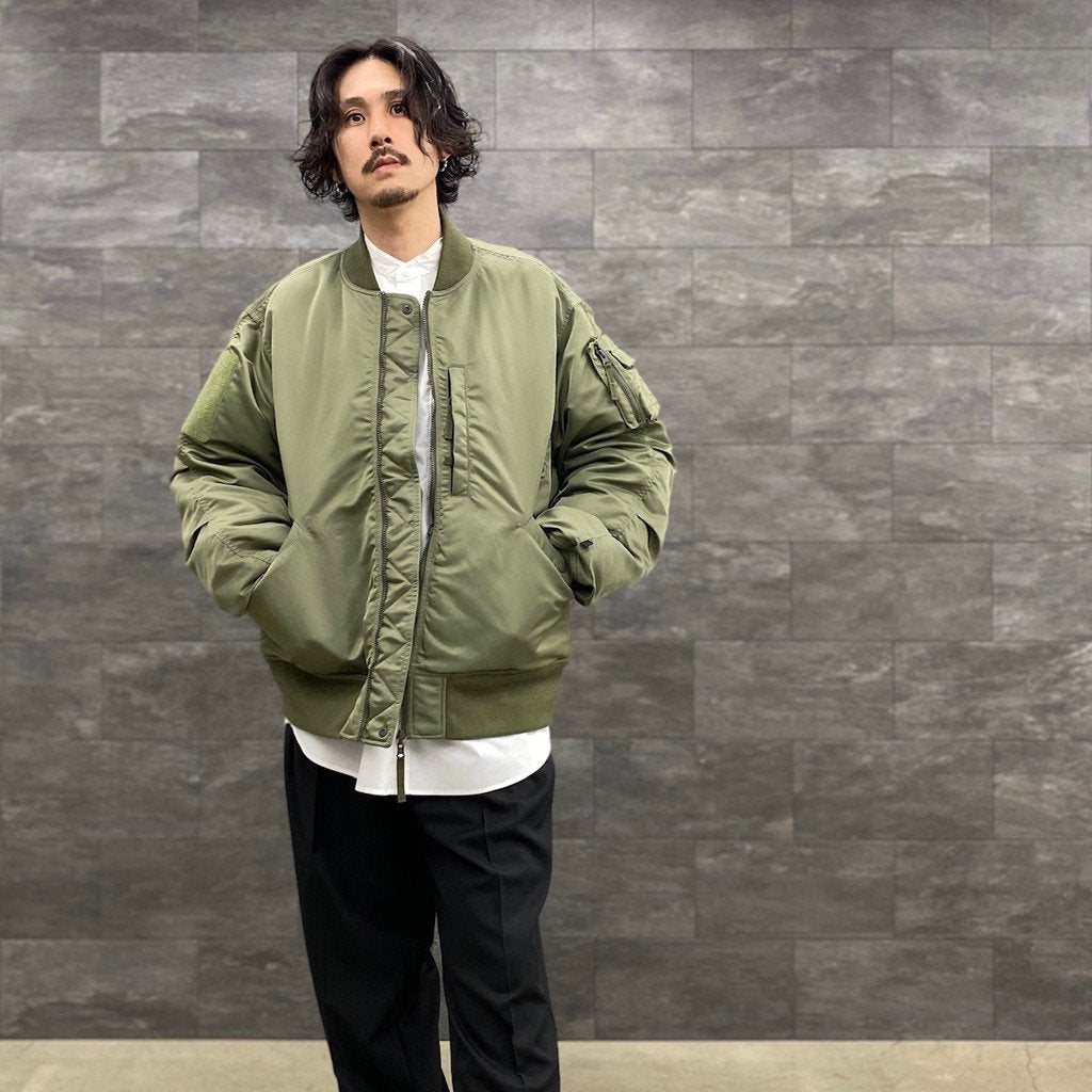 TECH REVERSIBLE MA-1 #SAGE [BW-27022W]