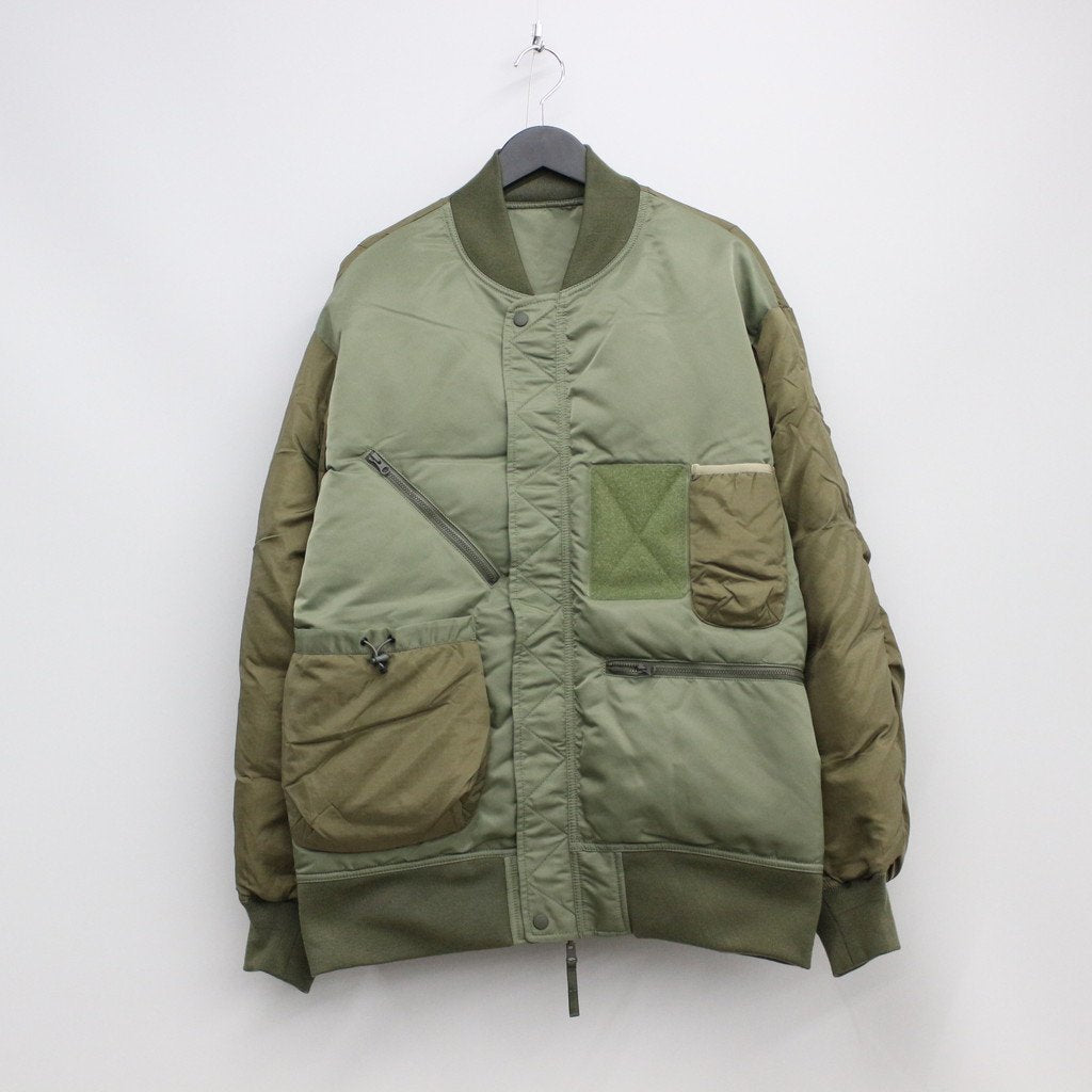 TECH REVERSIBLE MA-1 #SAGE [BW-27022W]