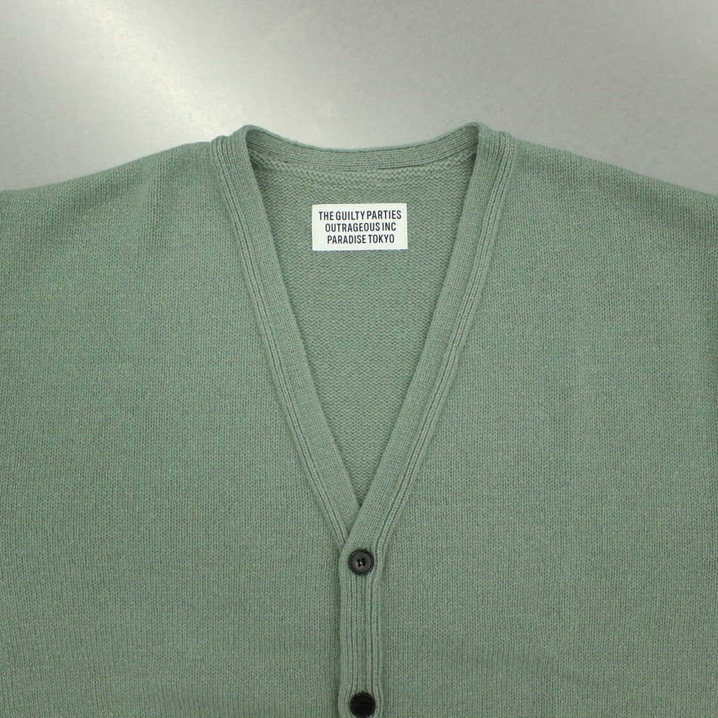 WACKO MARIA | ワコマリア CLASSIC CARDIGAN -TYPE 1- #MINT [22FW-WMK