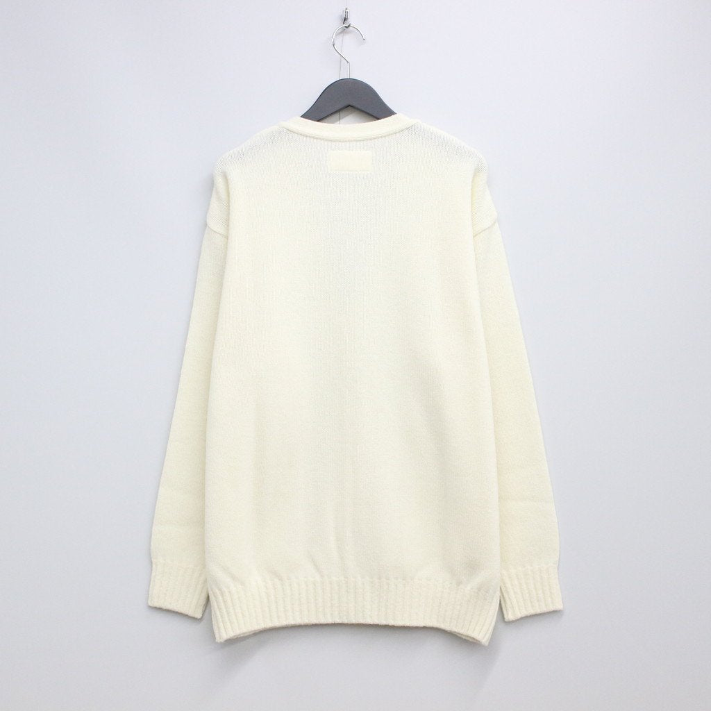 CLASSIC CARDIGAN -TYPE 1- #WHITE [22FW-WMK-KN03]
