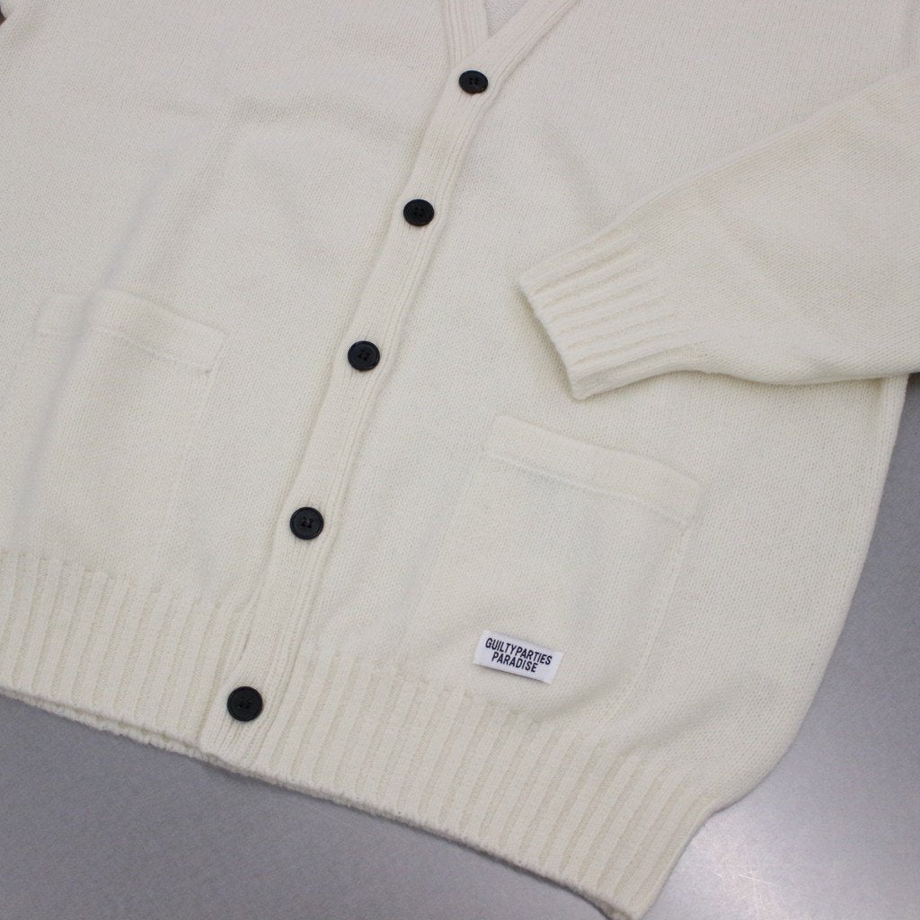 CLASSIC CARDIGAN -TYPE 1- #WHITE [22FW-WMK-KN03]
