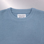 CLASSIC CREW NECK SWEATER -TYPE 1- #L-BLUE [22FW-WMK-KN01]