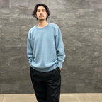 CLASSIC CREW NECK SWEATER -TYPE 1- #L-BLUE [22FW-WMK-KN01]