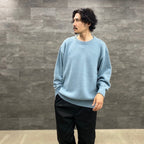 CLASSIC CREW NECK SWEATER -TYPE 1- #L-BLUE [22FW-WMK-KN01]