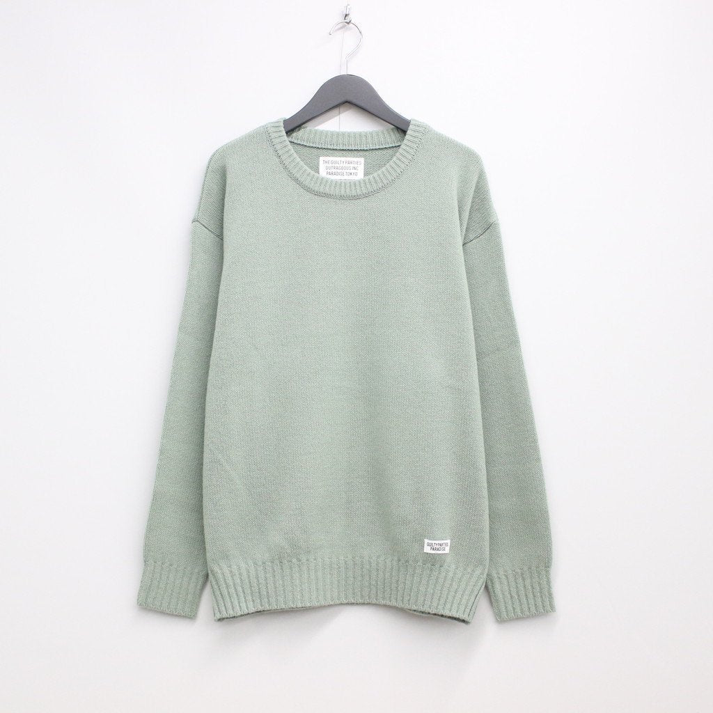 CLASSIC CREW NECK SWEATER -TYPE 1- #MINT [22FW-WMK-KN01]