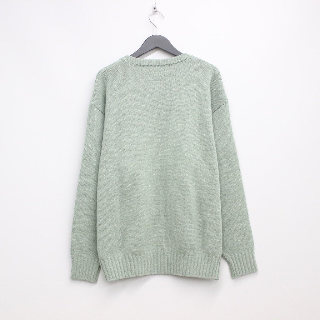 CLASSIC CREW NECK SWEATER -TYPE 1- #MINT [22FW-WMK-KN01]