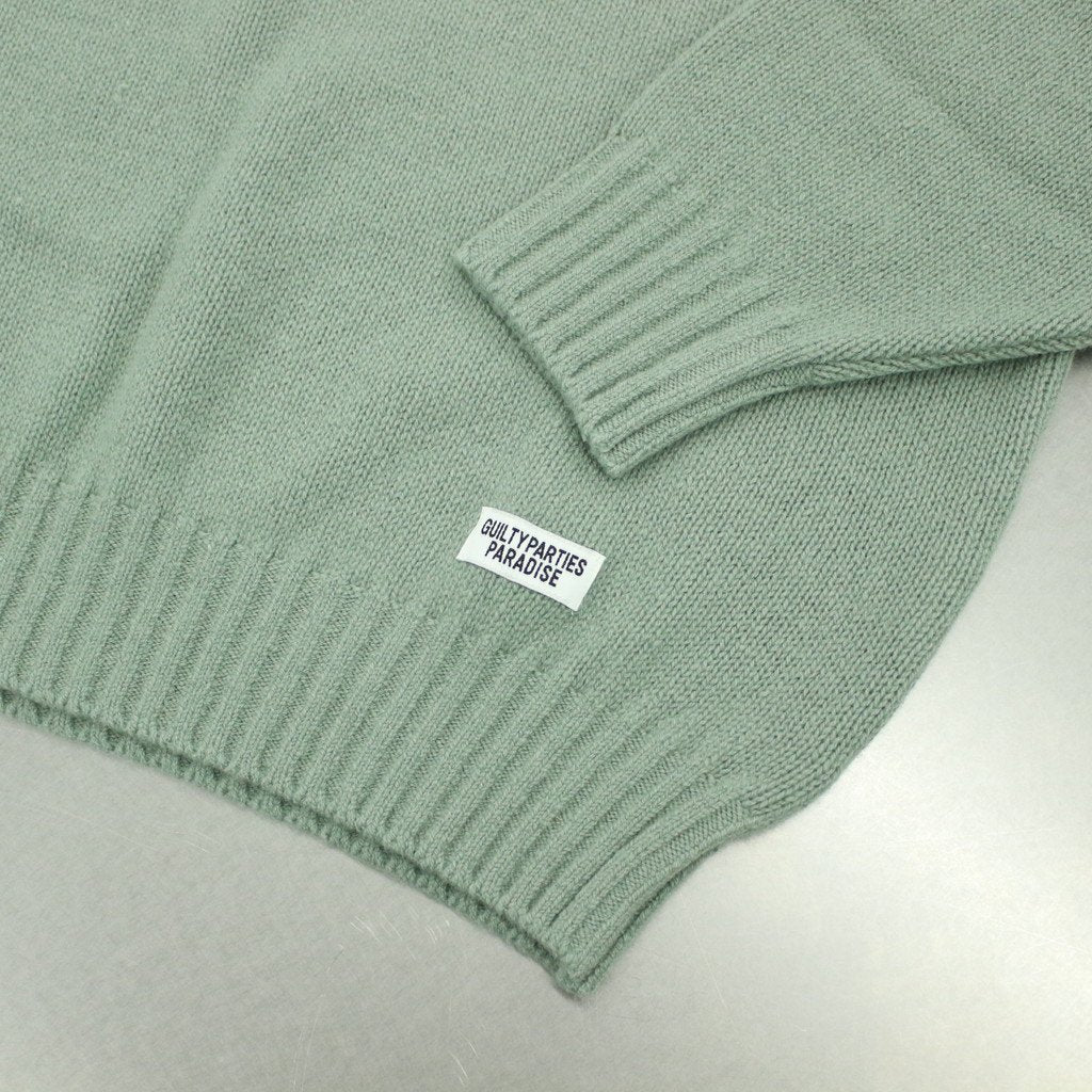 CLASSIC CREW NECK SWEATER -TYPE 1- #MINT [22FW-WMK-KN01]