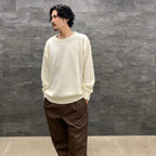 CLASSIC CREW NECK SWEATER -TYPE 1- #WHITE [22FW-WMK-KN01]