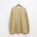 WAFFLE CREW KNIT #BEIGE [FW22-KN02]