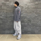 TURTLE NECK DBL KNT LONG SLEEVE T #CHARCOAL [CES22CS21]