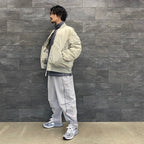 TURTLE NECK DBL KNT LONG SLEEVE T #CHARCOAL [CES22CS21]