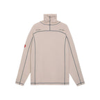 TURTLE NECK DBL KNT LONG SLEEVE T #BEIGE [CES22CS21]