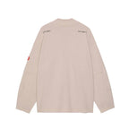 DBL KNIT ZIP UP #BEIGE [CES22CS22]