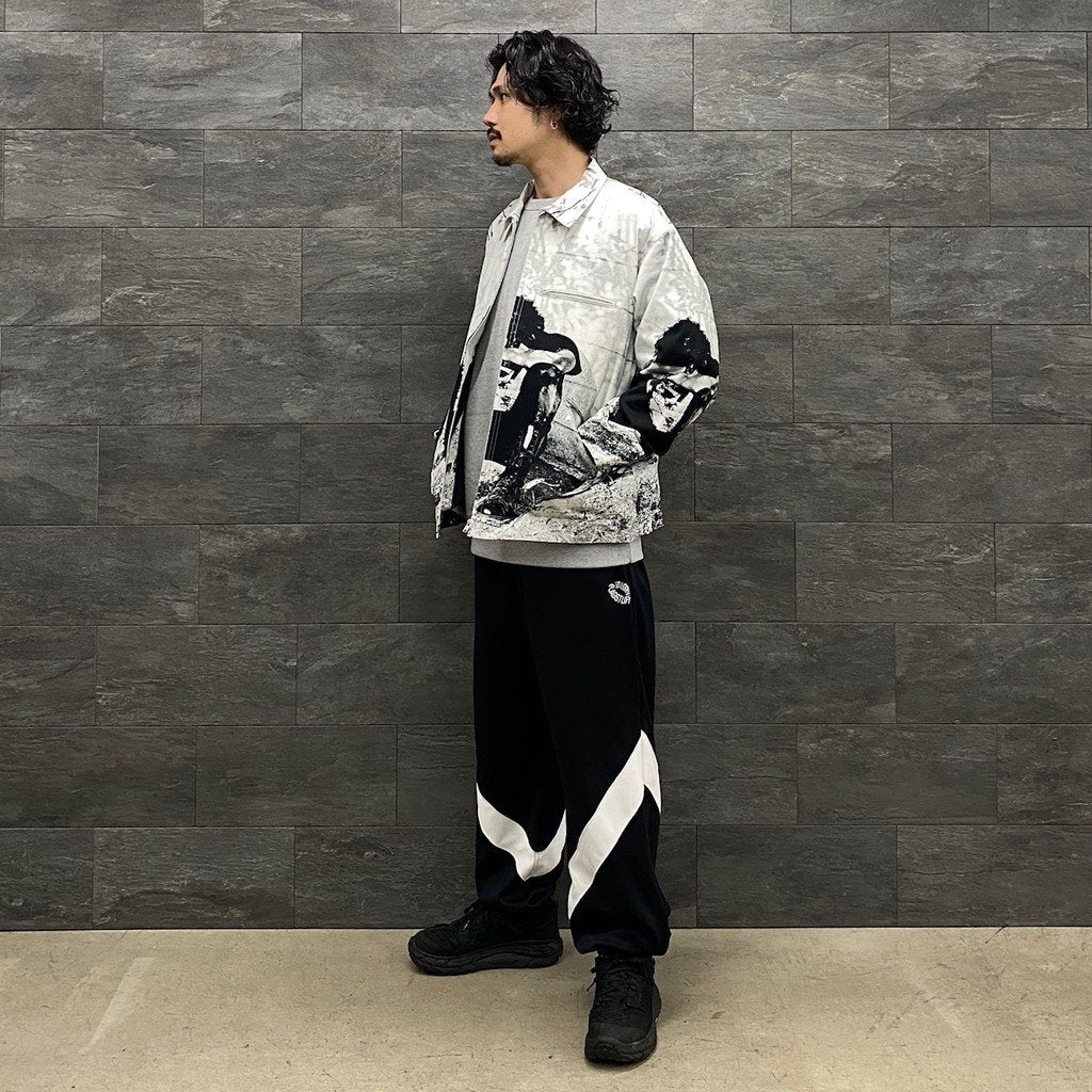 TRACK PANTS #BLACK [22AW-FS-12]